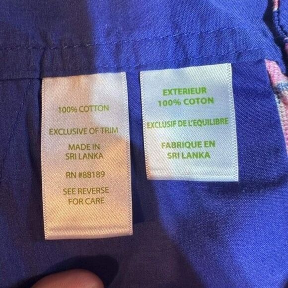 Lilly Pulitzer Callahan Shorts Pink Navy Did You Catch That 5" Size 2 coral reef - Picture 6 of 9